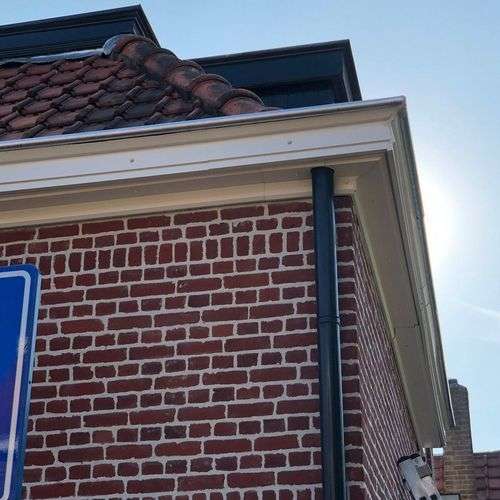 Foto van dakgoot in Wijk en Aalburg